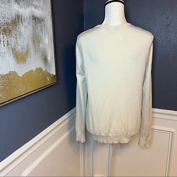 Diane von Furstenberg Benni Ruffled Merino Pullover Sweater - Picture 9 of 14